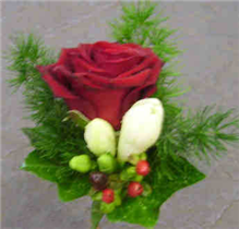 Red Rose Buttonhole